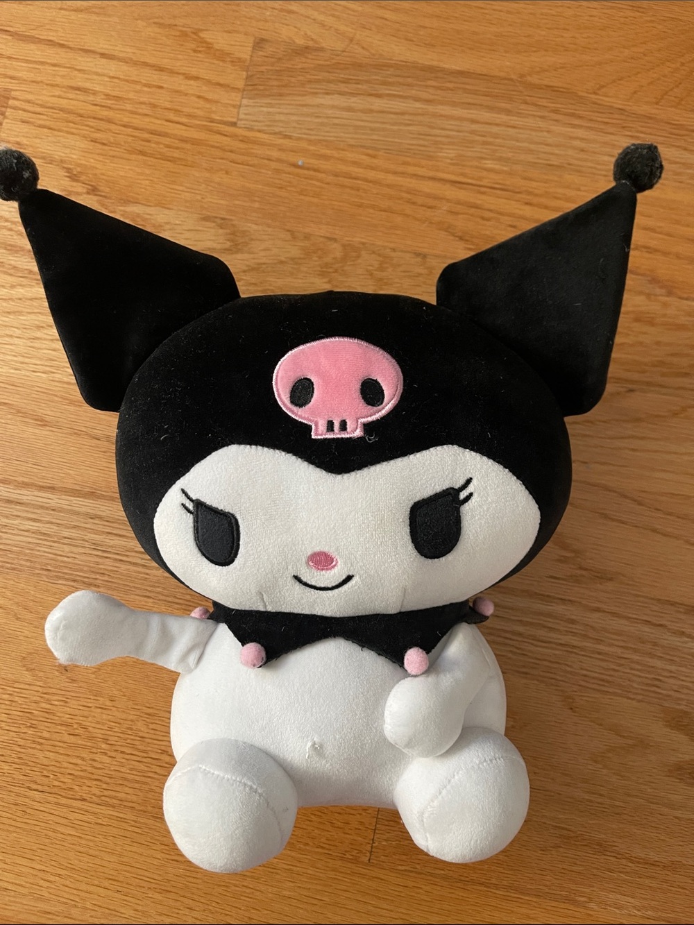 Sanrio Kuromi Plush Costume Pillow - Black, White & Pink